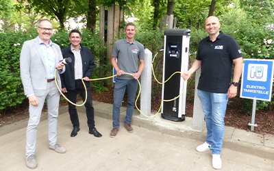 Ladesäule für Elektrofahrzeuge im Sankt Elisabeth BBJZ